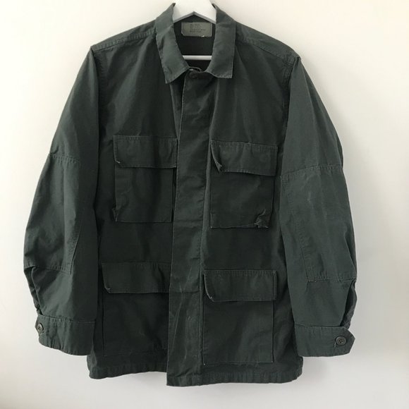 80s Nato Cotton Ripstop Field Shirt. Made in USA - Picture 1 of 10